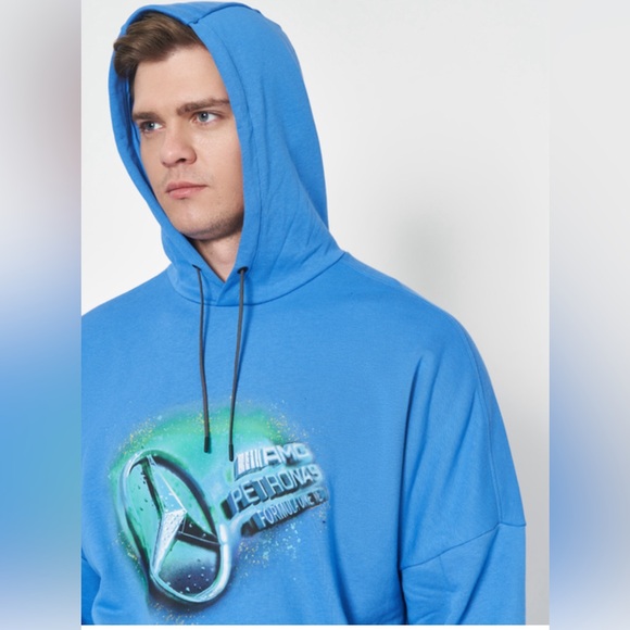 Puma Mercedes AMG Petronas F1 Street Hoodie - Picture 8 of 9